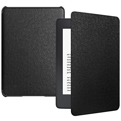 JETech Funda Nuevo Kindle Paperwhite (10.ª generación, la Versión del 2018) con Auto-Sueño/Estela, Negro