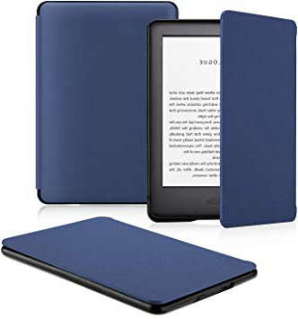 OMOTON Funda Nuevo Kindle 2019 Carcasa Nuevo Kindle 2019 Funda, PU, Sueño Automático, Cierre Magnético, Color Azul, Solo para All-New Kindle, 2019 Released