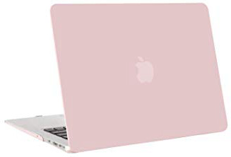 MOSISO Funda Dura Compatible con MacBook Air 13 Pulgadas (A1369 / A1466, Versión 2010-2017), Ultra Delgado Carcasa Rígida Protector de Plástico Cubierta, Cuarzo Rosa