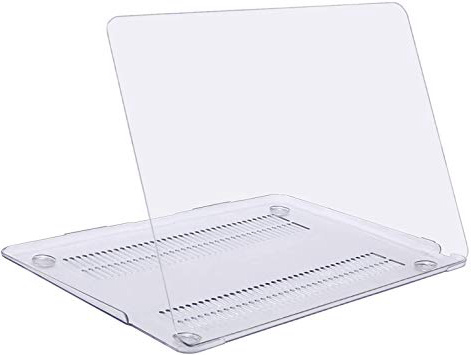 MOSISO Funda Dura Compatible con 2019 2018 MacBook Air 13 Pulgadas A1932 con Pantalla Retina & Touch ID, Ultra Delgado Carcasa Rígida Protector de Plástico Cubierta, Cristal