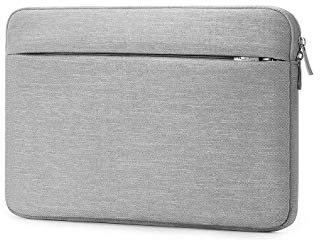 AtailorBird Funda Protectora Portátil 13"-13.3" Fundas Protectora Portátil Resistente e Impermeable con Interior de Terciopelo Suave y Bolsillo Lateral Multifuncional Funda Bolso para Laptop-Gris