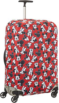 Samsonite Global Travel Accessories Disney - Funda para Maleta en Lycra, L, Rojo (Mickey/Minnie Red)