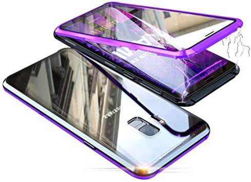 
                
                    
                    
                

                
                    
                    
                        Jonwelsy Funda para Samsung Galaxy S9 Plus (6,2 Pulgada), 360 Grados Delantera y Trasera de Transparente Vidrio Templado Case Cover, Fuerte Tecnología de Adsorción Magnética Metal Bumper Cubierta
                    
                

                
                    
                    
                
            