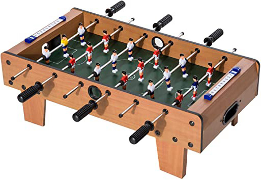 HOMCOM Futbolín de Mesa Juego
