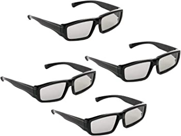 Gafas 3D pasivas Lentes polarizadas