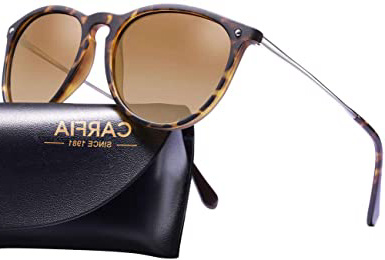 Carfia Gafas de Sol Hombre Mujer UV400 Protección Gafas de Sol Polarizadas