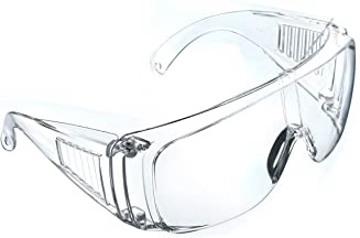 NASUM Plegable Gafas Protectoras, Gafas de Seguridad, Gafas a Prueba de Polvo, para Uso Industrial, Agrícola o de Laboratorio (1 Par)