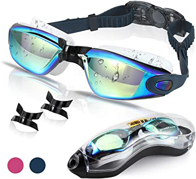 WOTEK Gafas de Natacion,Anti-vaho HD