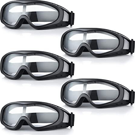 6 Piezas Gafas de Moto Gafas Protectoras Gafas de Carreras Fuera de Carretera Gafas de Esquí Compatible con ATV Dirt Bike para Hombres Mujeres Niños Jóvenes Adultos