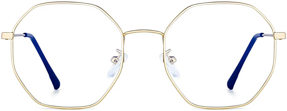 Moda Diseñador Metal Gafas Óptico