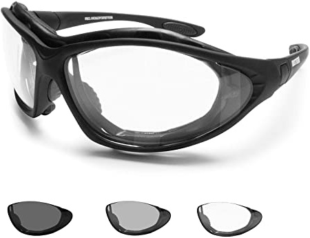 Bertoni Gafas de Moto Lentes
