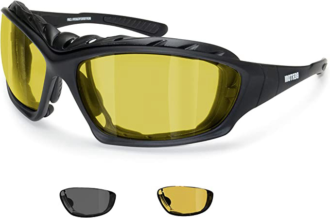 BERTONI Gafas Moto Fotocromaticas Polarizadas