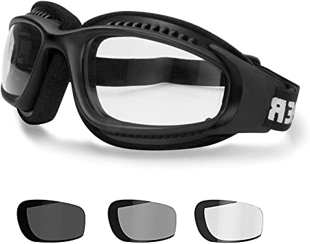 BERTONI Gafas Moto Antivaho Cordón