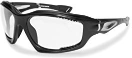 BERTONI Gafas Deportivas Fotocromaticas Anti-Vaho Envolventes a Prueba de Viento para Deporte Extremos Ciclismo Carrera Esqui MTB Running Mod. F1000 Ventilación Directa Lentes Cat. 0 > 3