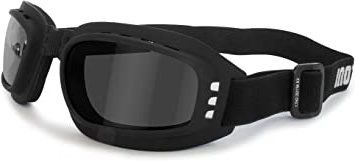 Bertoni - Gafas para moto con lentes antigolpes, antivaho, antiniebla, elásticas, ajustables, AF112