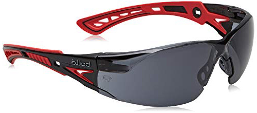 Bollé APRUSH+SMOKE - Gafas de seguridad (cristales ahumados), diseño deportivo