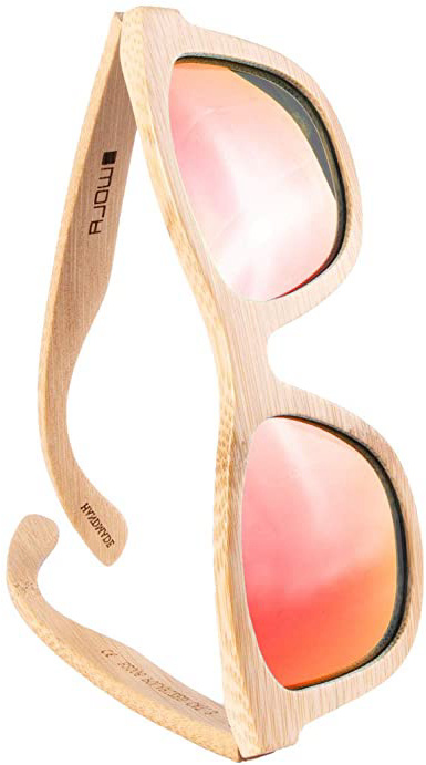 WOLA estilo cuadradas gafas de sol en bambú SURF mujer y hombre madera, sunglasses UV400 - polarisado