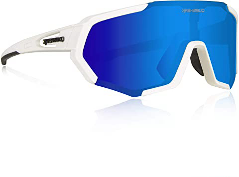 Queshark Gafas de Ciclismo Polarizadas