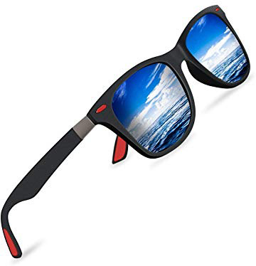 SUNMEET Gafas de Sol Polarizadas Hombre Mujere para Conducir Deportes100% Protección UV400 Gafas para Conducción