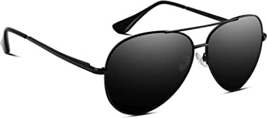 VVA Gafas de sol Hombre Polarizadas Aviador Hombres Aviador Gafas de sol Polarizadas Hombre Unisex Protección UV400 por V101