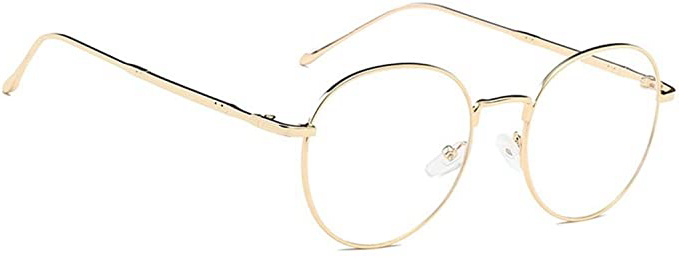 Flydo Gafas Metal Redondas Estilo