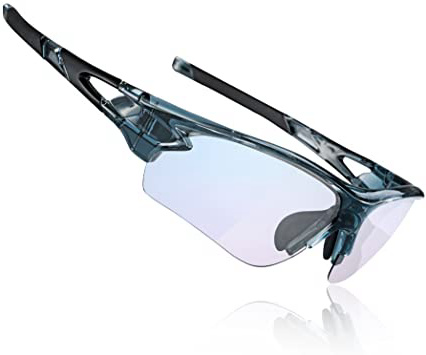 ROCKBROS Gafas de Sol Fotocromáticas Protección UV 400 Anti Azul para Interiores y Exteriores Ordenador Lectura Ciclismo y Deportes al Aire Libre para Hombre y Mujer