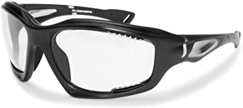 BERTONI Gafas Deportivas Fotocromaticas Anti-Vaho Envolventes a Prueba de Viento para Deporte Extremos Ciclismo Carrera Esqui MTB Running Mod. F1000 Ventilación Directa Lentes Cat. 0 > 3