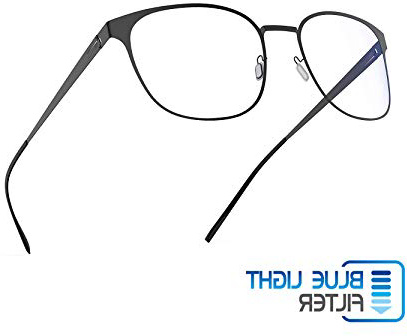 Avoalre Gafas Lectura Transparentes Hombre/Mujer Gafas Anti Luz Azul Gafas para Ordenador Gaming PC Officina Video Juegos Tele DVD Gafas de Sol Unisexo- Negro