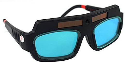 TOOGOO 1 Pieza Máscara De Soldadura De Oscurecimiento Automático Con Energía Solar Casco Gafas De Protección Gafas De Soldador Lente Antichoque De Arco Para Protección Ocular