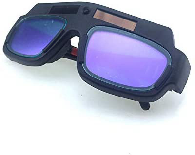 TOOGOO MáScara de Soldadura de Oscurecimiento AutomáTico con AlimentacióN Solar Casco Gafas Gafas de Soldador Lente de Arco Pc Grandes Gafas para ProteccióN de Soldadura