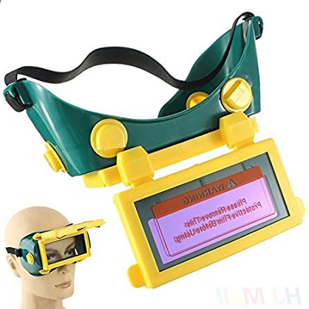 Tiptiper Máscara de la soldadura, oscurecimiento auto solar Protección del casco de la protección del soldador del LCD Gafas
