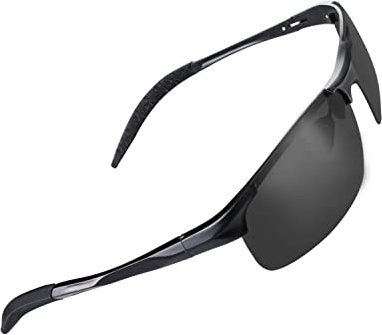 CHEREEKI Gafas de Sol Deportivas, Gafas de Sol Polarizadas de Conducción con protección UV400 para Hombres y Mujeres
