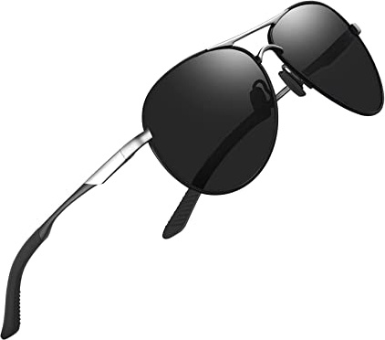 Gafas de sol polarizadas para hombre mujere metal Marco grande/Ciclismo Golf Conducción Pesca Escalada Verano Deportes al aire libre moda Gafas de sol