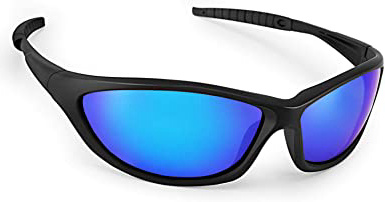 LATEC Gafas de Sol polarizadas, Gafas de Sol Deportivas para Unisex con 100% de protección UVA & Protección UV400, Marco irrompible TR90 para Deportes al Aire Libre Ciclismo Pesca Golf