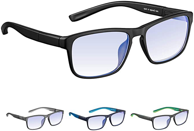 Rezi Gafas Premium con Armazón TR90 para Protección contra Luz Azul, Anti Fatiga por Deslumbramiento