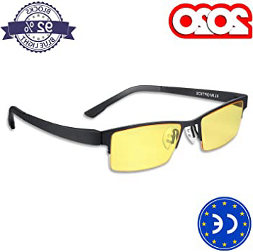 KLIM™ Optics - Gafas para Ordenador Anti luz Azul + Evita la Fatiga Ocular + Gafas Gaming para PC, Móvil TV, Tablet + Alta protección + Potente Filtro de luz Azul 92% + Anti UV + Nueva VERSIÓN 2019