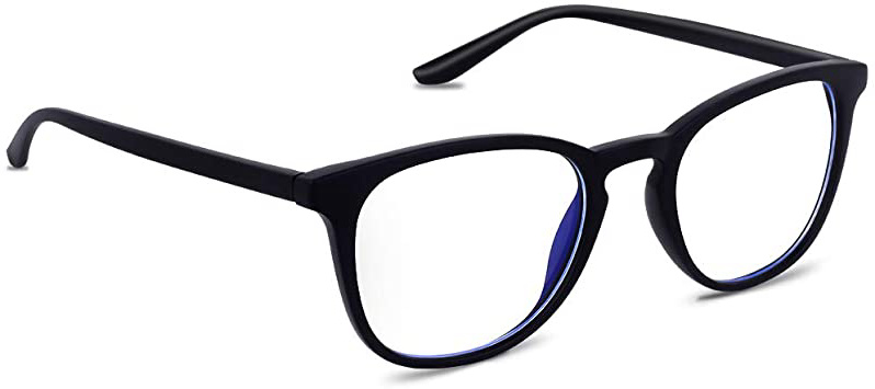 Vimbloom Gafas Ordenador Gaming UV Luz Filtro Proteccion Azul Mujer Hombre Para Antifatiga Gafas Luz Azul VI387 (Negro mate)