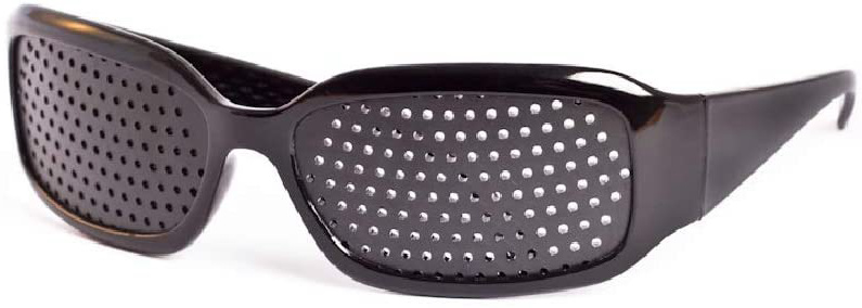 Irisana Gafas Reticulares Pasta, Negro