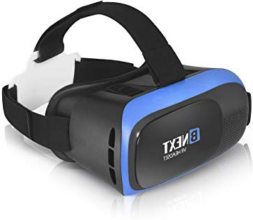 Gafas VR Compatible con iPhone y Android, Gafas Realidad Virtual para Movil - Disfruta de los Mejores Juegos y Videos RV, 360 y 3D, de Máxima Calidad y con la Mayor Comodidad (Blue)