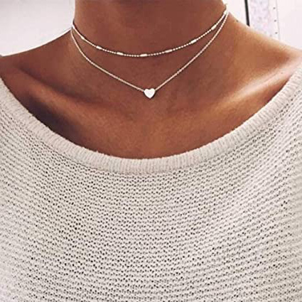 Jovono Fashion Multi - Collar con gargantilla para mujer y niña