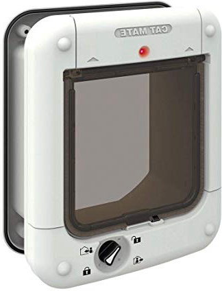 Cat Mate - Gatera/Puerta para gatos con microchip
