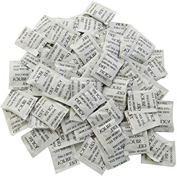 ECYC Bolsas De Gel De SíLice Sachets Desecante PequeñO Paquete De 100 Paquetes