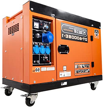 DeTec. DT-6000SE-1-1 fases Diesel Generador