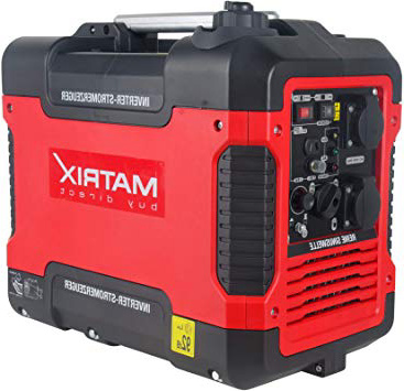 Matrix 160100032 Inverter Generadores de corriente, Rojo, Negro