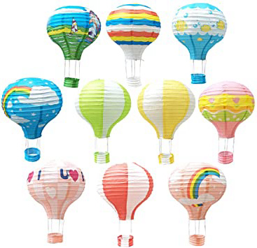 TOYMYTOY Farolillo de papel, globo