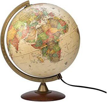 Interkart Globo terraqueo Iluminado 30cm,