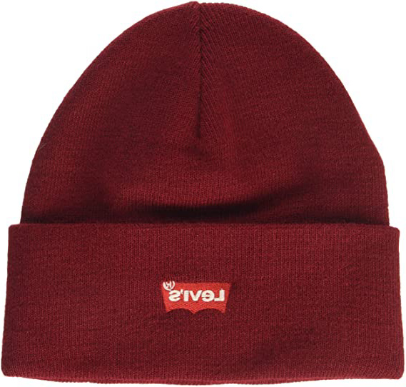 Levi's Red Batwing Embroidered Slouchy