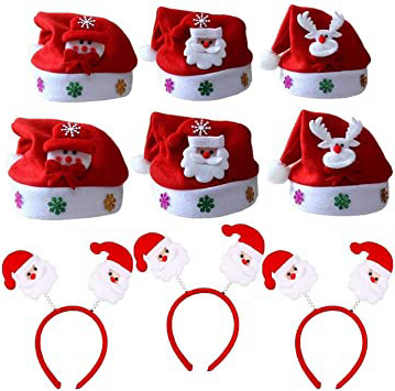 Lanteck Sombrero de Santa Gorras
