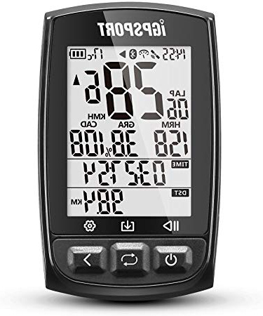 iGPSPORT Ciclocomputadores GPS iGS50E Computadora Bicicleta Inalámbrica Ciclismo Cuentakilometros Bici (Negro)