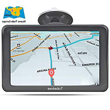 Tobetree MT988 - GPS Coches, 7 Pulgadas Navegador GPS para Coche con Bluetooth Gratis de Mapa de Europa Toda la Vida